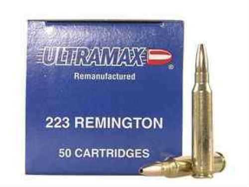 223 Remington 50 Rounds Ammunition Ultramax 52 Grain Hollow Point